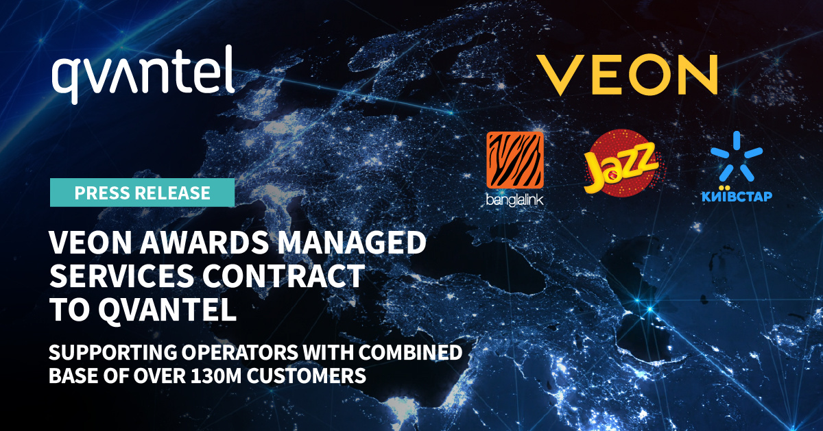 Featured content: : VEON Awards Multi-Country Managed Services Contract to Qvantel