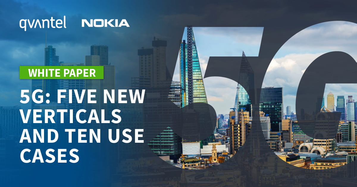 Featured content: : 5G - Five New Verticals and Ten Use Cases
